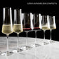 Kit com 6 Taças para Vinho em Cristal Sommelier 460ml